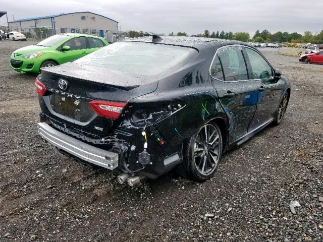 4T1B61HK3KU786953 - 2019 TOYOTA CAMRY XSE BLACK photo 4