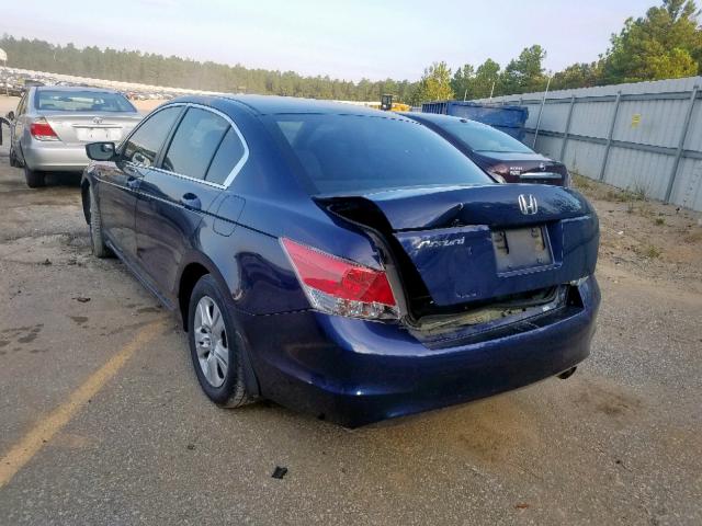 1HGCP26418A105314 - 2008 HONDA ACCORD LXP BLUE photo 3