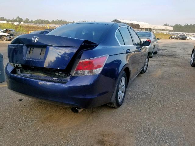 1HGCP26418A105314 - 2008 HONDA ACCORD LXP BLUE photo 4