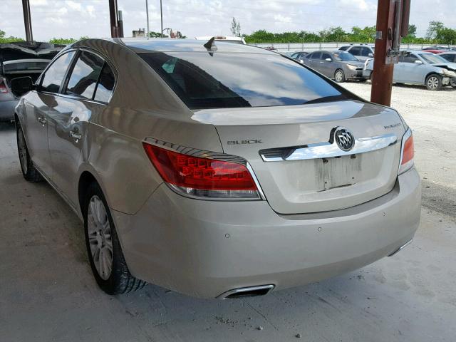 1G4GC5E31DF165186 - 2013 BUICK LACROSSE GOLD photo 3