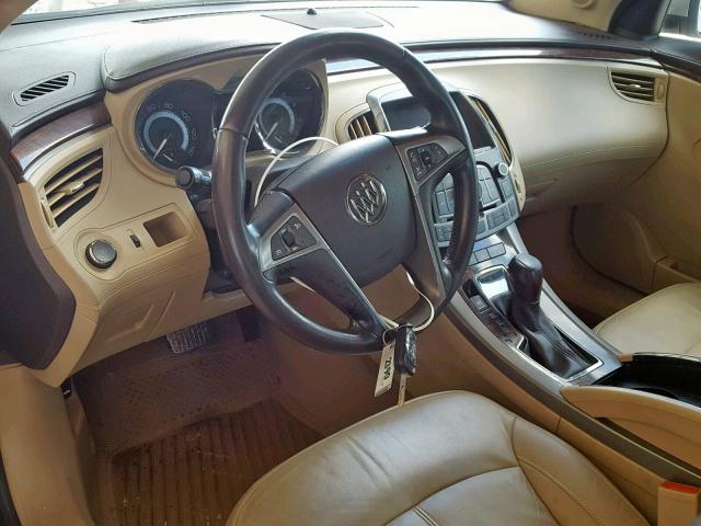 1G4GC5E31DF165186 - 2013 BUICK LACROSSE GOLD photo 9