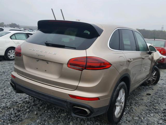 WP1AA2A22GLA00621 - 2016 PORSCHE CAYENNE GOLD photo 4