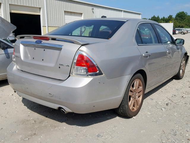 3FAHP08117R161579 - 2007 FORD FUSION SEL SILVER photo 4