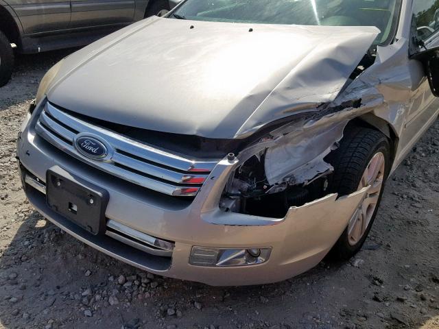 3FAHP08117R161579 - 2007 FORD FUSION SEL SILVER photo 9