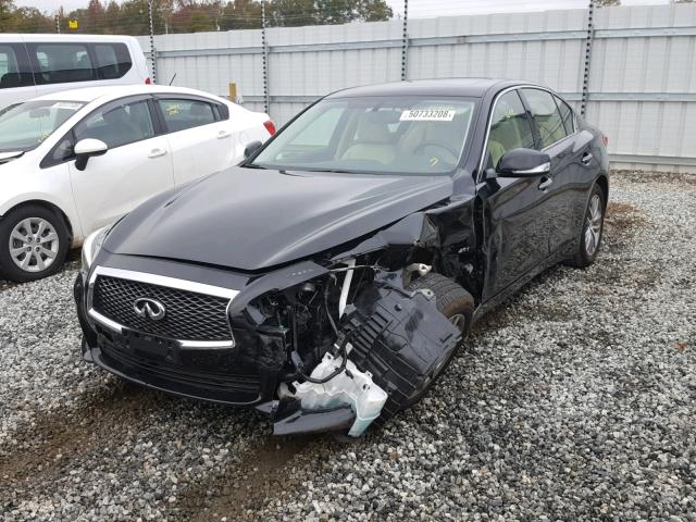 JN1CV7AP4GM203580 - 2016 INFINITI Q50 BASE BLACK photo 2