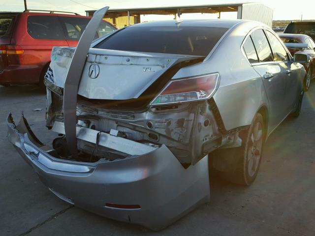 19UUA8F57DA009991 - 2013 ACURA TL TECH SILVER photo 4