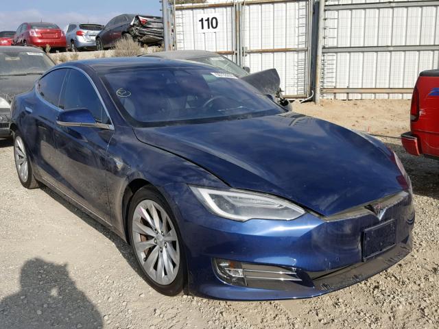 5YJSA1E20HF219480 - 2017 TESLA MODEL S BLUE photo 1