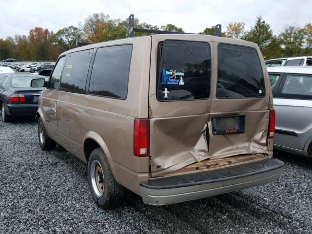 1GKDM19Z8RB535466 - 1994 GMC SAFARI XT BROWN photo 3