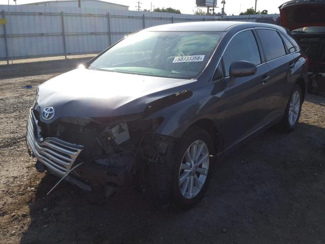 4T3ZE11A69U006853 - 2009 TOYOTA VENZA BASE CHARCOAL photo 2