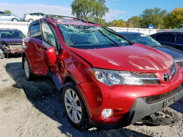 2T3DFREVXEW196041 - 2014 TOYOTA RAV4 LIMIT RED photo 1