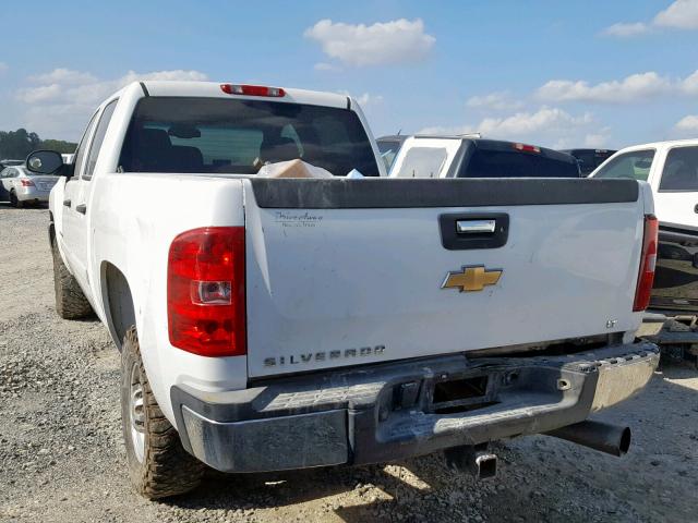 1GCHC23677F519513 - 2007 CHEVROLET SILVERADO WHITE photo 3