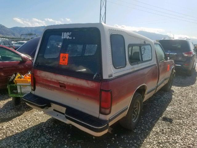 1GCCS14R2P8156560 - 1993 CHEVROLET S TRUCK S1 RED photo 4