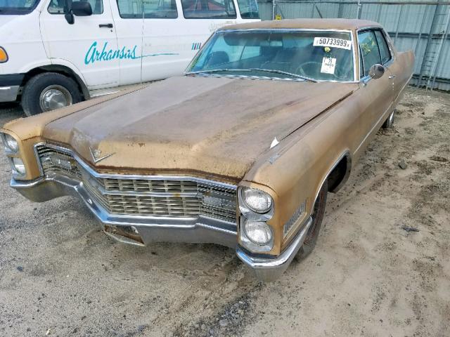 J6181125 - 1966 CADILLAC CADILLAC GOLD photo 2