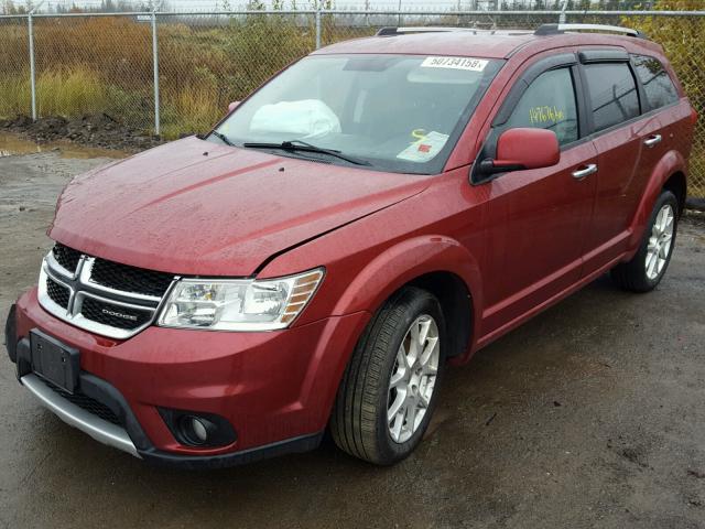 3D4PH6FG4BT548574 - 2011 DODGE JOURNEY R/ RED photo 2