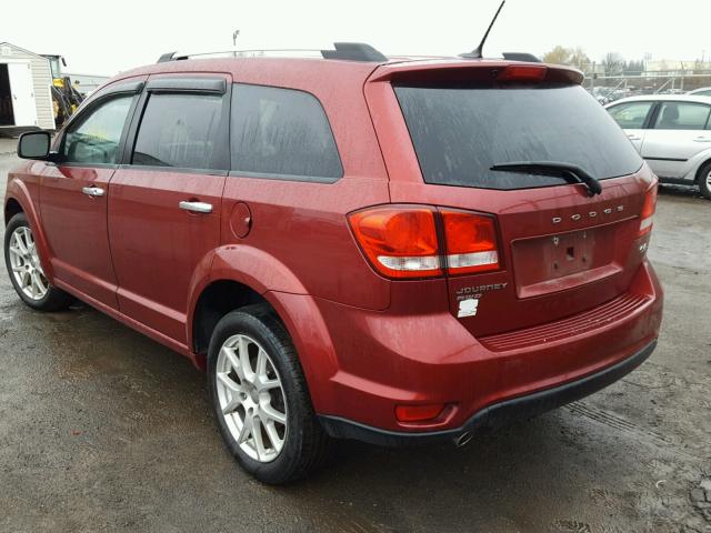 3D4PH6FG4BT548574 - 2011 DODGE JOURNEY R/ RED photo 3