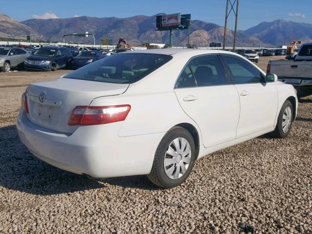 4T1BE46K89U815297 - 2009 TOYOTA CAMRY BASE WHITE photo 4