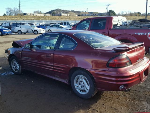 1G2NE12T11M623940 - 2001 PONTIAC GRAND AM S BURGUNDY photo 3