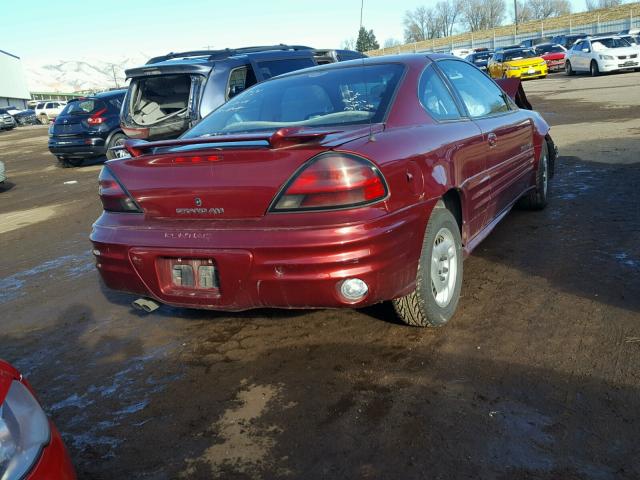 1G2NE12T11M623940 - 2001 PONTIAC GRAND AM S BURGUNDY photo 4