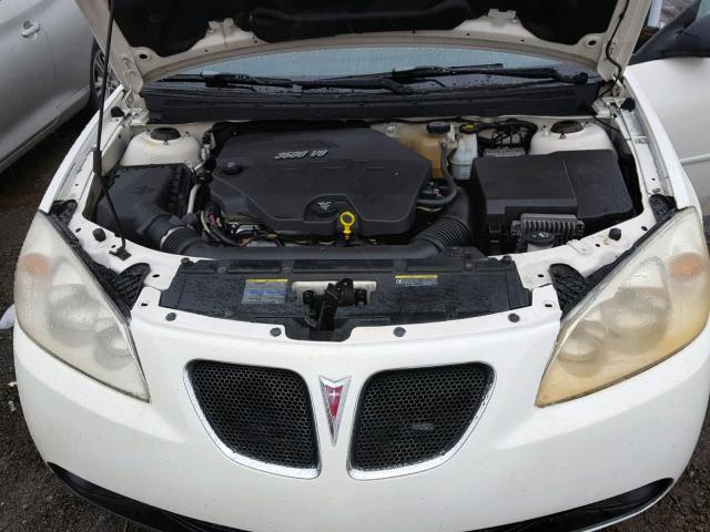 1G2ZH17N074115261 - 2007 PONTIAC G6 GT WHITE photo 7