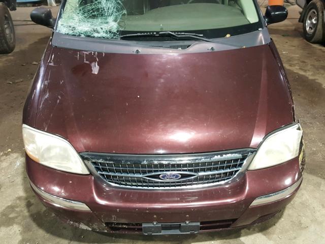 2FMZA5242YBD05636 - 2000 FORD WINDSTAR S MAROON photo 7