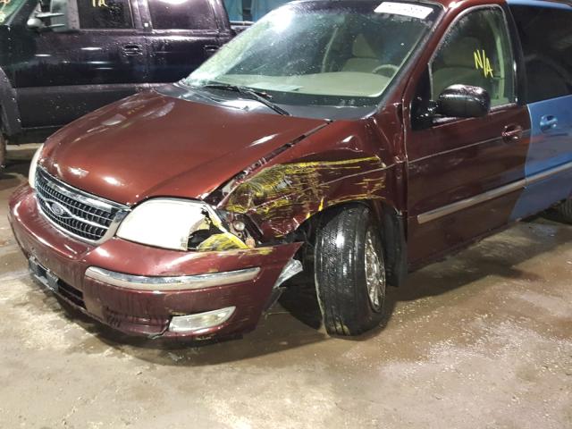 2FMZA5242YBD05636 - 2000 FORD WINDSTAR S MAROON photo 9