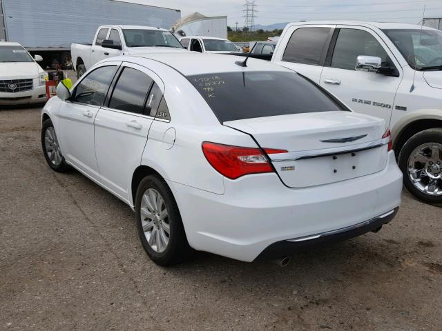 1C3CCBBG1EN105784 - 2014 CHRYSLER 200 TOURIN WHITE photo 3