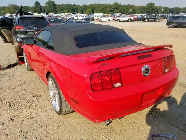 1ZVHT85H465233315 - 2006 FORD MUSTANG GT RED photo 3