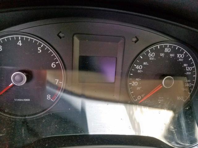 3VW2K7AJ2DM392109 - 2013 VOLKSWAGEN JETTA BASE 红色 照片 8