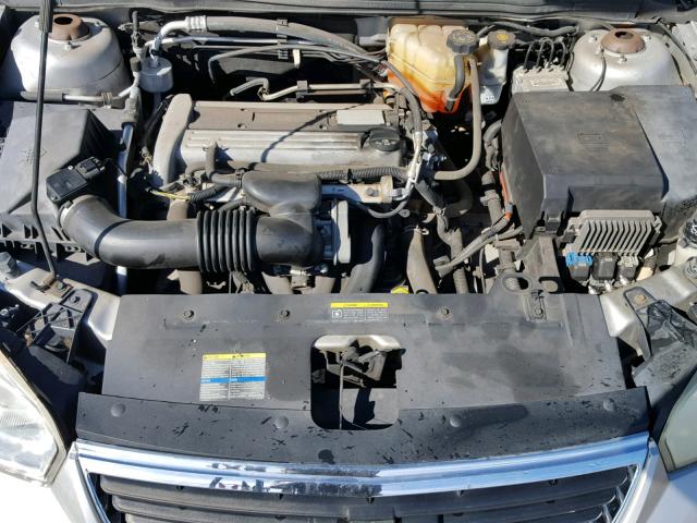 1G1ZS51F26F185734 - 2006 CHEVROLET MALIBU LS SILVER photo 7