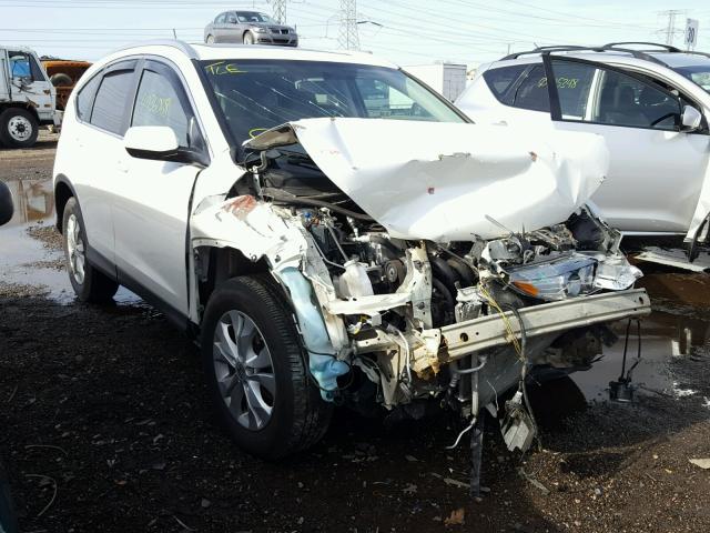 5J6RM4H77CL083377 - 2012 HONDA CR-V EXL WHITE photo 1