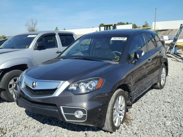 5J8TB2H25AA001053 - 2010 ACURA RDX CHARCOAL photo 2