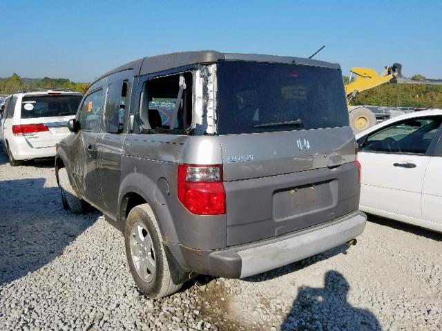 5J6YH18504L012164 - 2004 HONDA ELEMENT EX CHARCOAL photo 3