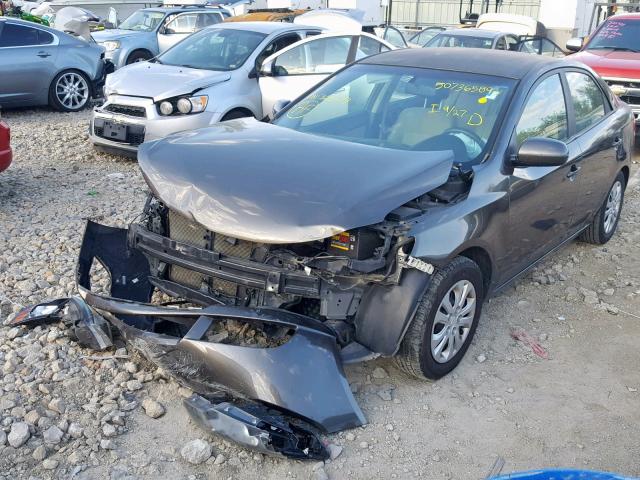 KNAFU4A24B5363779 - 2011 KIA FORTE EX BROWN photo 2