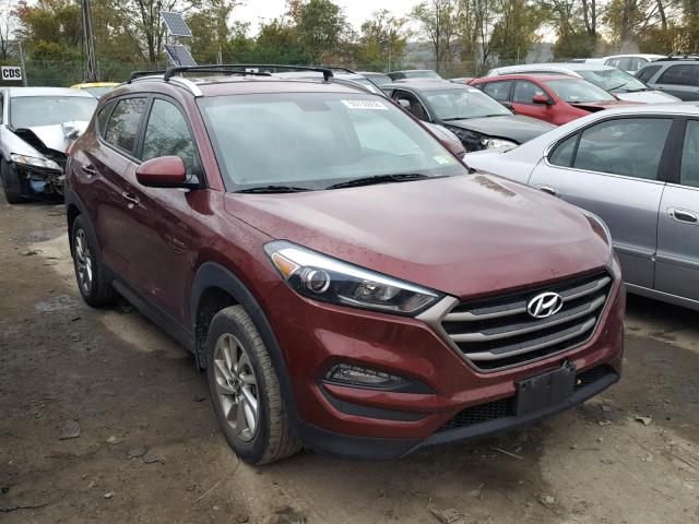 KM8J33A4XGU197305 - 2016 HYUNDAI TUCSON LIM MAROON photo 1