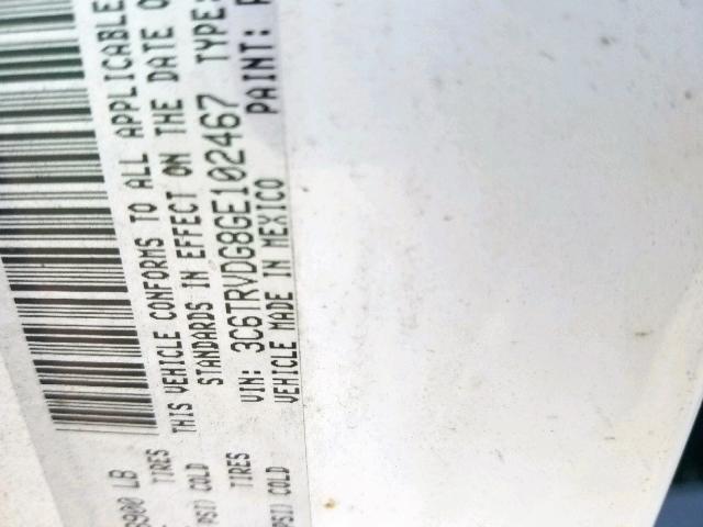 3C6TRVDG8GE102467 - 2016 RAM PROMASTER 白色 照片 10