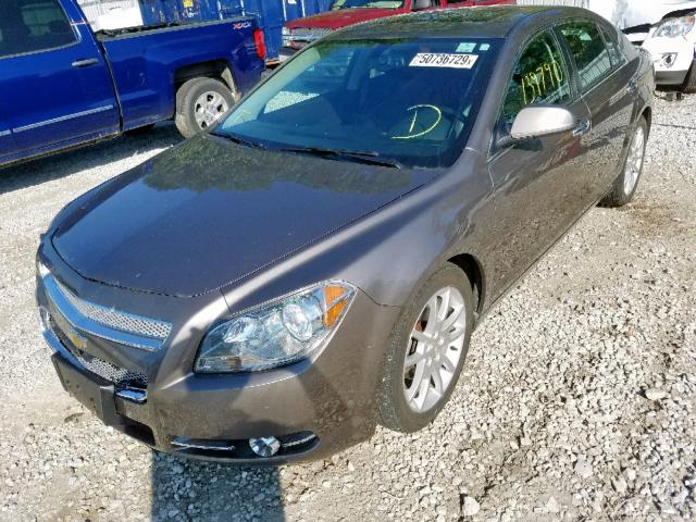 1G1ZE5E12BF182512 - 2011 CHEVROLET MALIBU LTZ ყავისფერი ფოტო 2