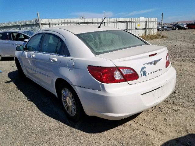 1C3LC56R07N524175 - 2007 CHRYSLER SEBRING TO WHITE photo 3