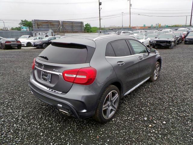 WDCTG4GB0FJ066939 - 2015 MERCEDES-BENZ GLA 250 4M GRAY photo 4