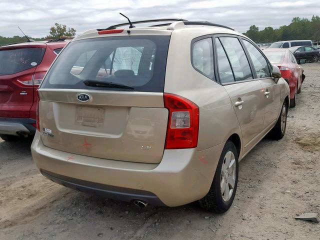 KNAFG525577027012 - 2007 KIA RONDO BASE GOLD photo 4