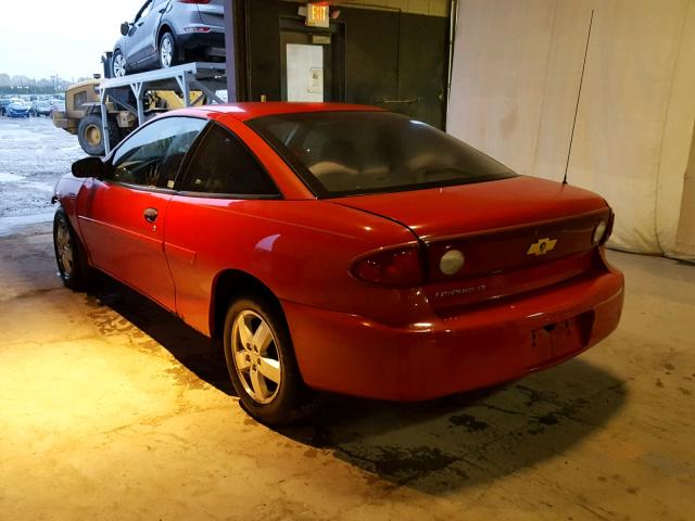 1G1JF12F547299193 - 2004 CHEVROLET CAVALIER L RED photo 3