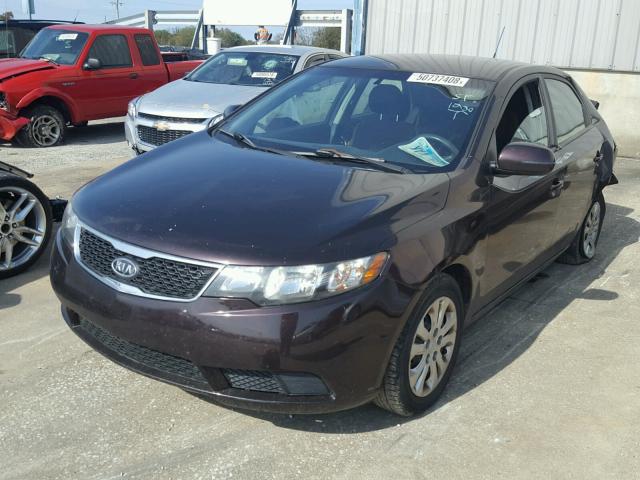 KNAFU4A2XB5357033 - 2011 KIA FORTE EX BURGUNDY photo 2