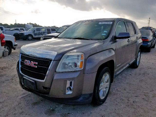 2CTALBEW5A6225886 - 2010 GMC TERRAIN SL GRAY photo 2