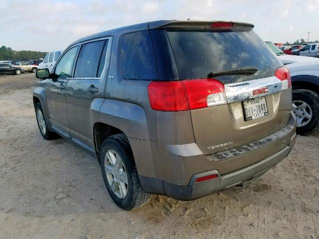 2CTALBEW5A6225886 - 2010 GMC TERRAIN SL GRAY photo 3