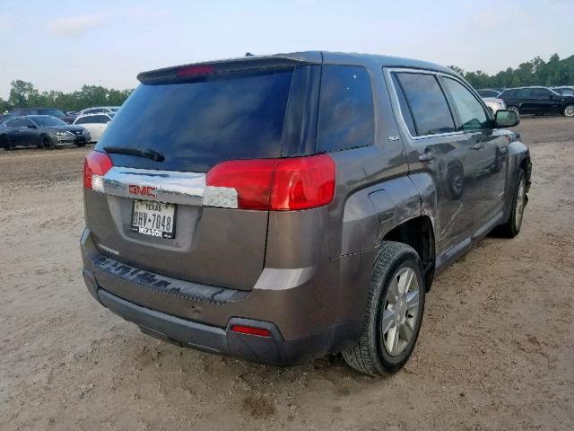 2CTALBEW5A6225886 - 2010 GMC TERRAIN SL GRAY photo 4