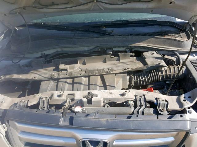 5FNYF18388B038868 - 2008 HONDA PILOT SE SILVER photo 7