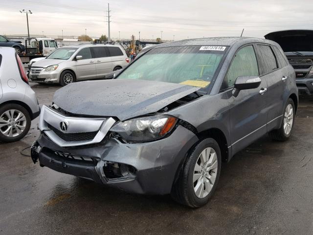 5J8TB1H20CA003550 - 2012 ACURA RDX GRAY photo 2