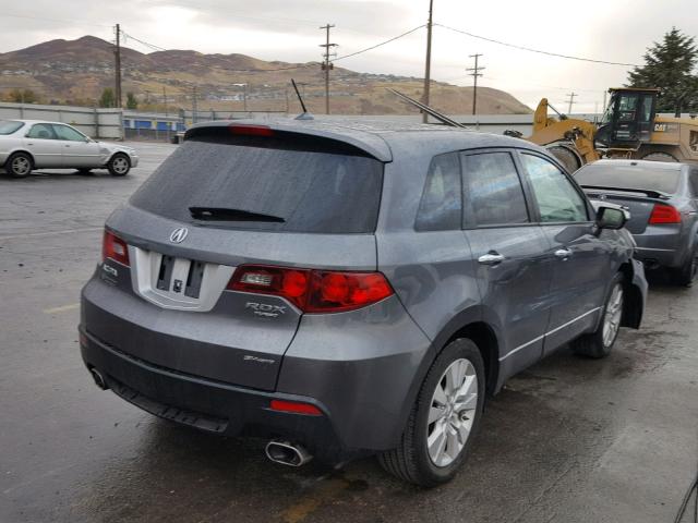 5J8TB1H20CA003550 - 2012 ACURA RDX GRAY photo 4