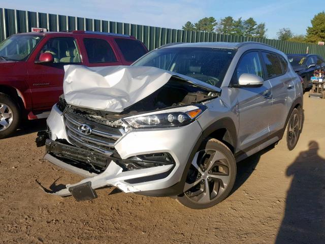 KM8J3CA29JU781488 - 2018 HYUNDAI TUCSON VAL SILVER photo 2