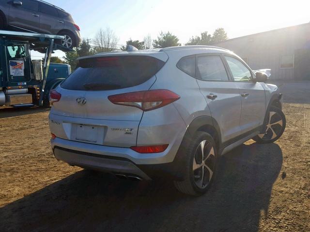 KM8J3CA29JU781488 - 2018 HYUNDAI TUCSON VAL SILVER photo 4