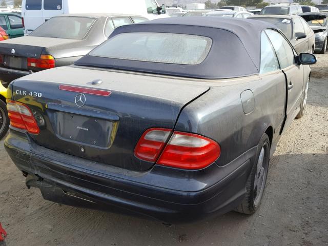 WDBLK70G63T139189 - 2003 MERCEDES-BENZ CLK 430 BLACK photo 4